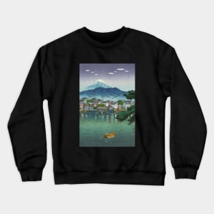 Tokaido Numazu Harbor by Tsuchiya Koitsu Crewneck Sweatshirt